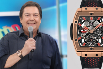 Relógios do Faustão - HUBLOT MP-06 SENNA KING GOLD